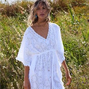 Melissa Odabash White Eyelet Swim Cover-Up